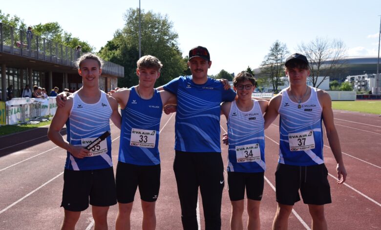 Sebastian Mayer, Fabian Graßl, Trainer Georg Albel, Valentin Liebhard und Jakub Zembaty © Martina Albel