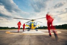 Hubschrauber, Rettung, Einsatz © Envato Elements